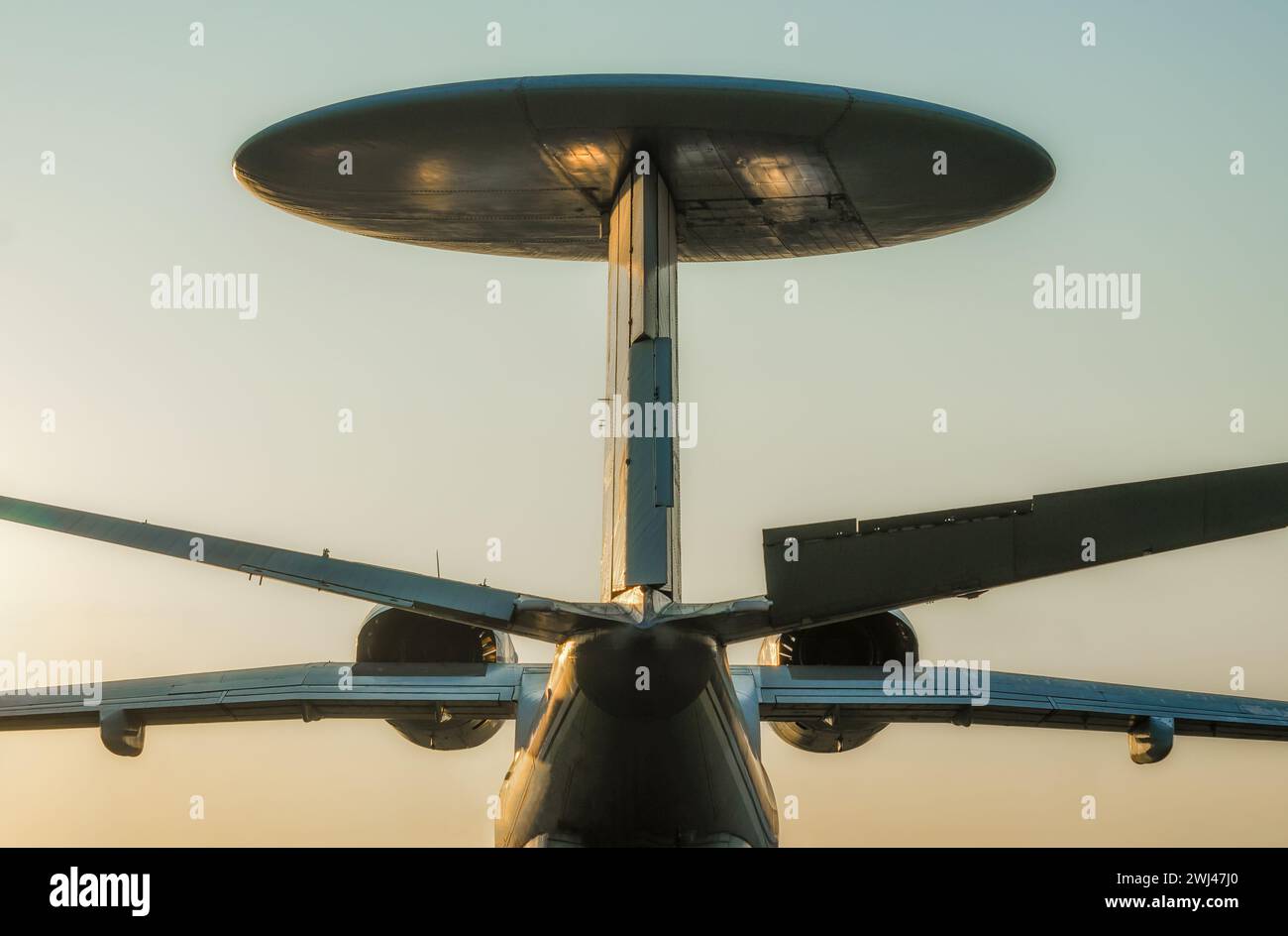 Avion de reconnaissance radar de l'armée russe Banque D'Images