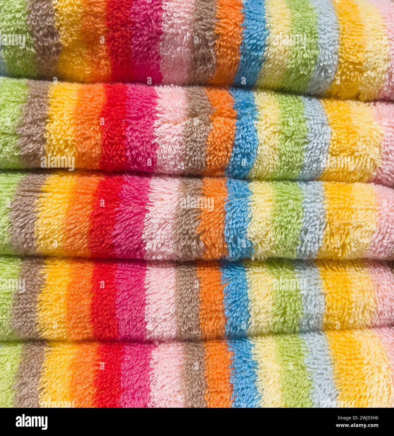 Couverture colorée en laine mélangée d'alpaga, laine, mohair et laine angora Banque D'Images