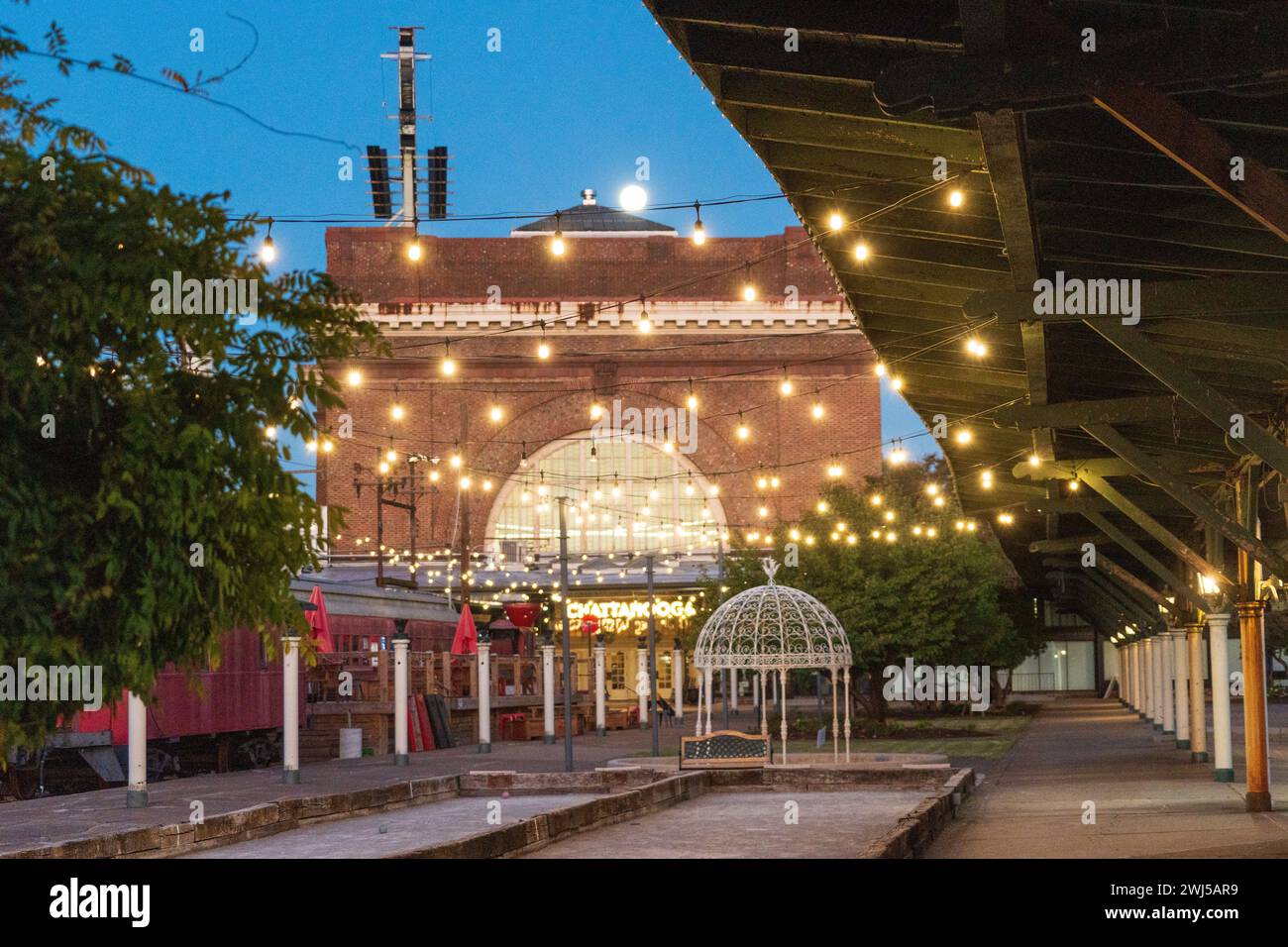 Chattanooga's terminal Station ou Chattanooga Choo Choo, Tennessee, États-Unis Banque D'Images