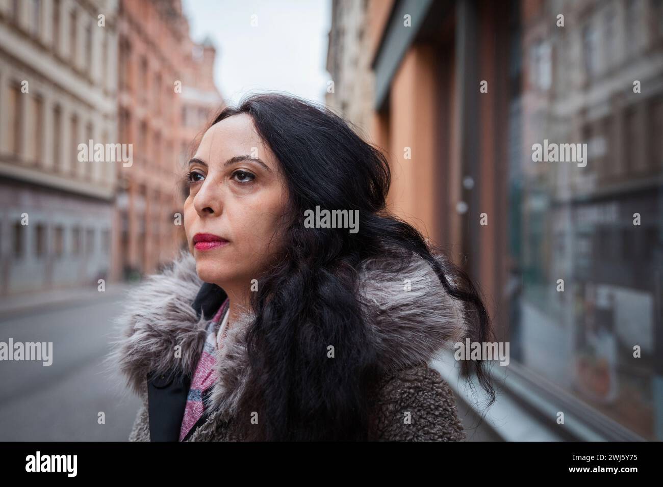 Hind Al-Eryani, militante et journaliste yéménite, photographiée à Stockholm, Suède, le 1er février 2024. Photo Judit Nilsson / SVD / TT code 71758 ** OUT DN, Dagens Industri (également archive) et Expressen ** Banque D'Images