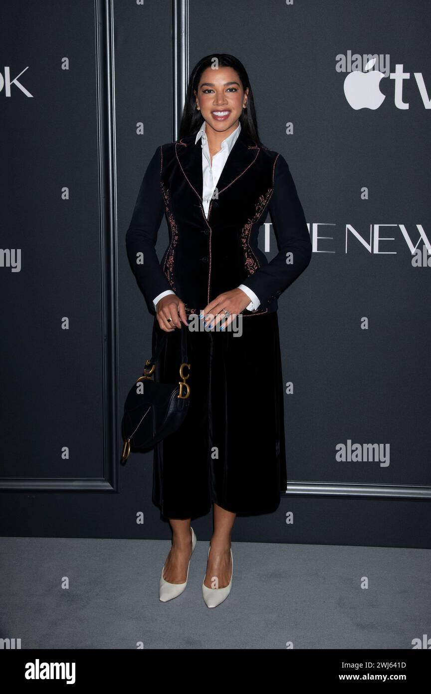 Hannah Bronfman BEI der Weltpremiere der Apple TV+ Serie 'The New look' in der Florence Gould Hall. New York, 12.02.2024 Banque D'Images