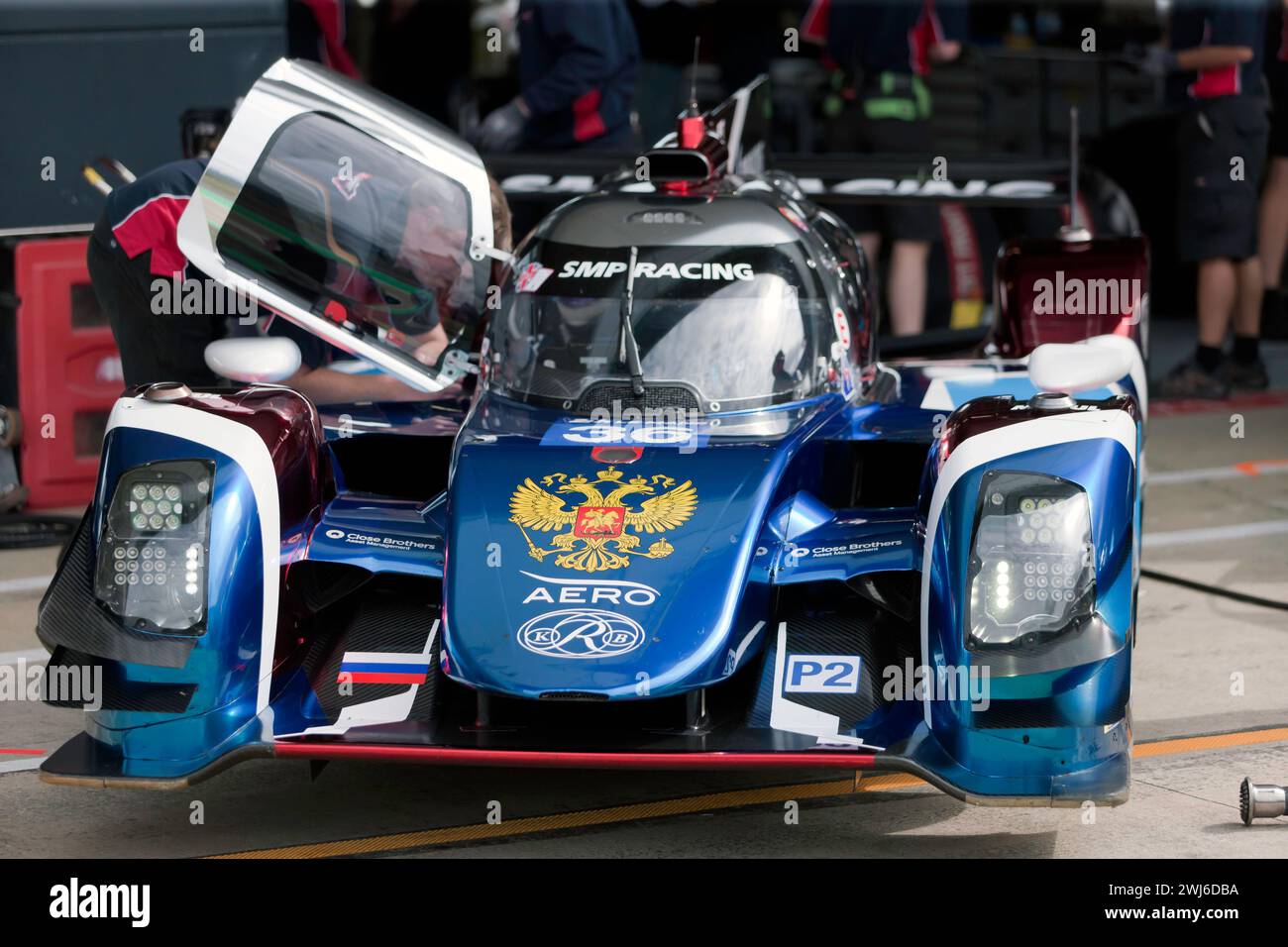 Shaun Lynn's BR01, en préparation pour la Masters Endurance Legends Race, au Silverstone Festival 2023 Banque D'Images