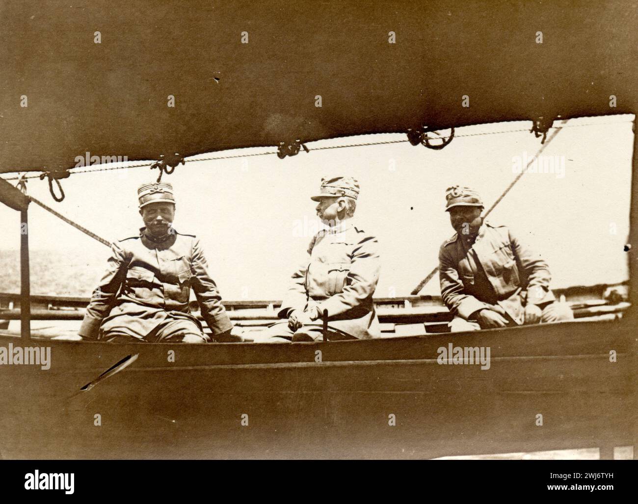 1912 Guerre italo-turque ou turco-italienne - armée italienne à Cirenaica, Libye Banque D'Images