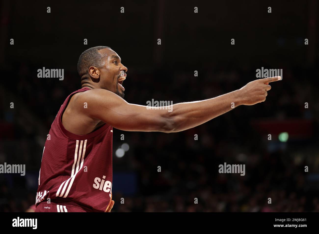 Serge Ibaka #14 von FC Bayern Muenchen FC Bayern Muenchen vs Niners Chemnitz easyCredit BBL Basketball saison 2023/24 21. Spieltag 13.02.2024 BMW Park © diebilderwelt / Alamy Stock Banque D'Images
