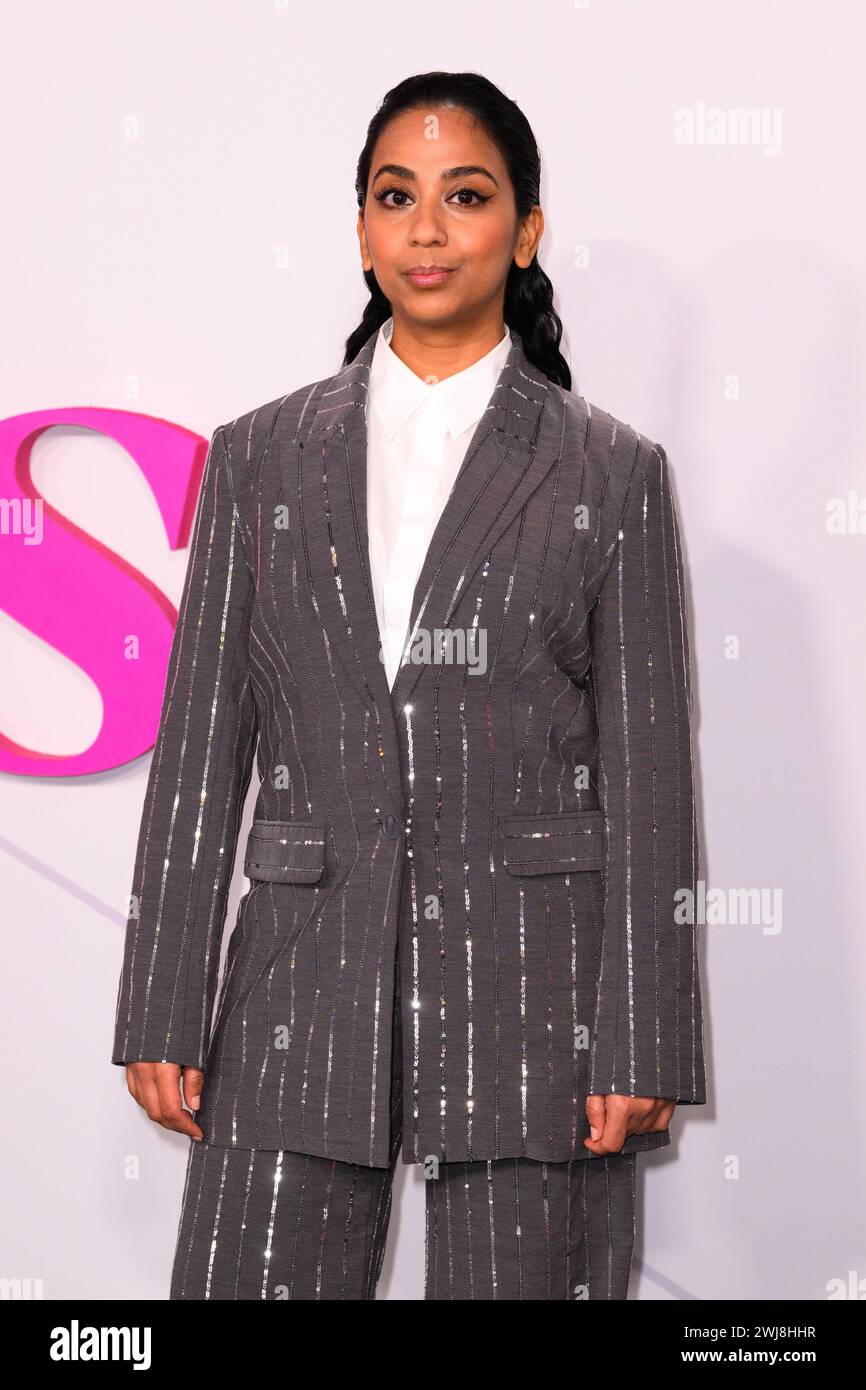 Londres, Royaume-Uni. 13 février 2023. Anjana Vasan assiste à la première européenne de Wicked Little Letters à Odeon luxe, Leicester Square, Londres. Le crédit photo devrait se lire comme suit : Matt Crossick/Empics/Alamy Live News Banque D'Images