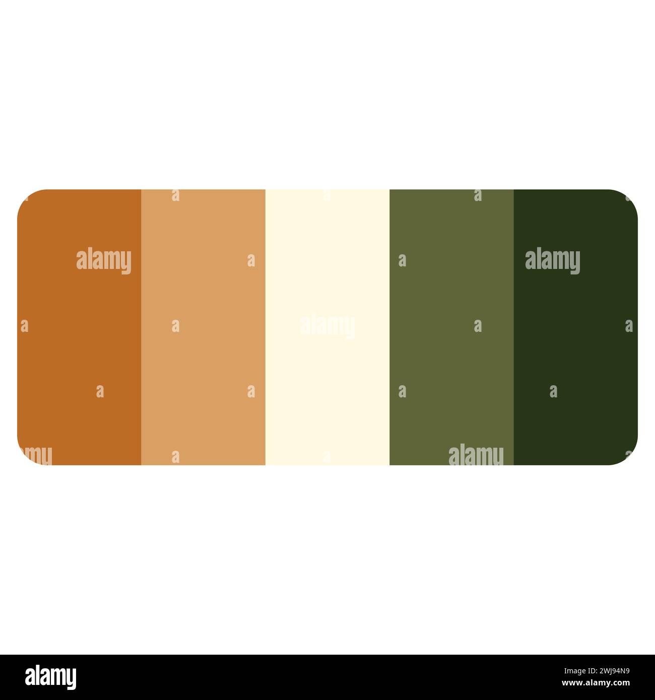 Illustration vectorielle avec palette. Palette de couleurs de contretypage. Palette de guides de couleurs tendance mode. Guide de couleurs HEXADÉCIMAL RVB Swatch Catalog Collection. Illustration de Vecteur