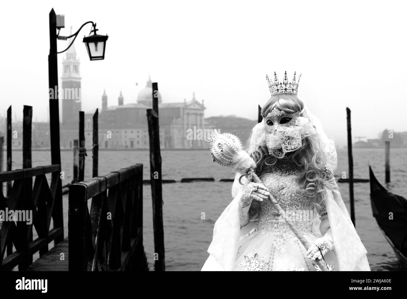L'eleganza del Carnevale di Venezia Banque D'Images