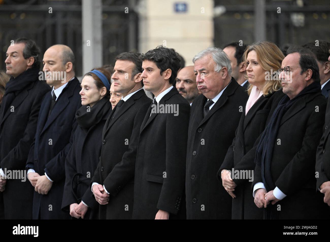 Paris, France. 14 février 2024. Benjamin Badinter, Simon Marcel