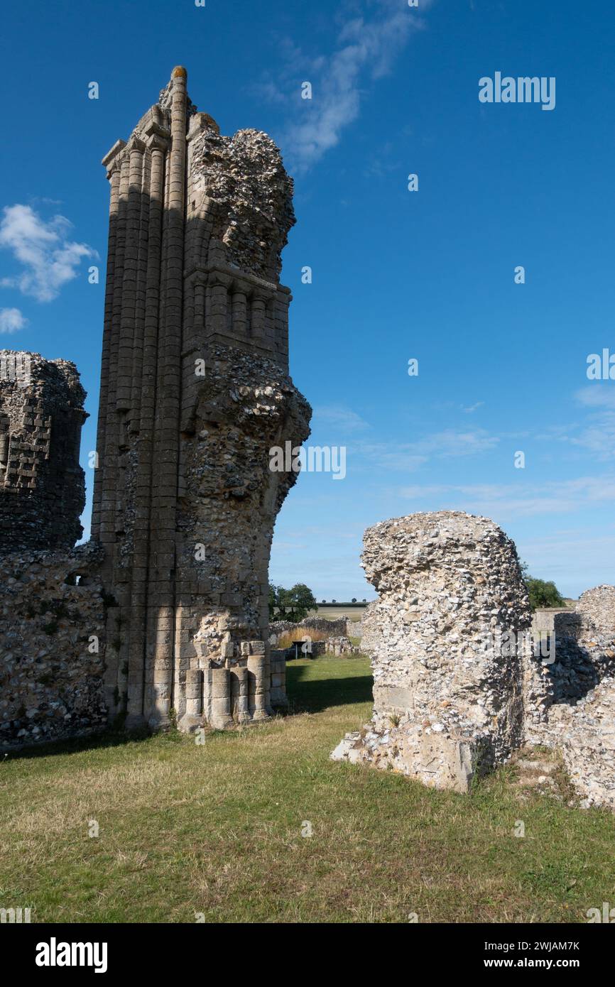 Prieuré Binham, Norfolk, Angleterre. Banque D'Images