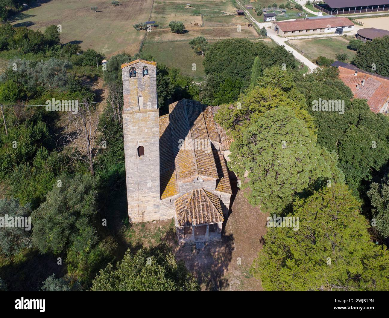 Narni (Italie, Ombrie, province de Terni), église de Santa Pudenziana Banque D'Images
