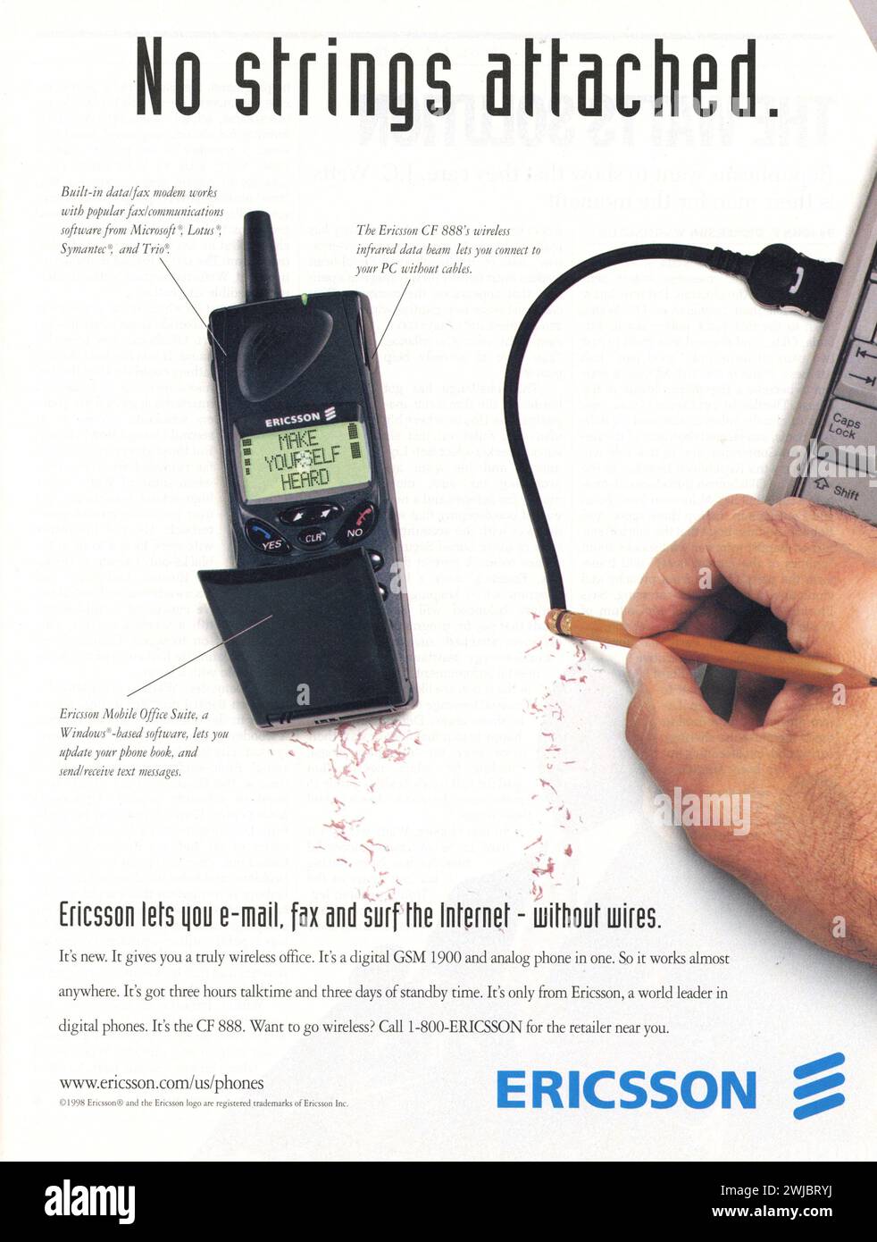 Vintage 'Time' magazine 30 septembre 1999 numéro annonce, États-Unis Banque D'Images