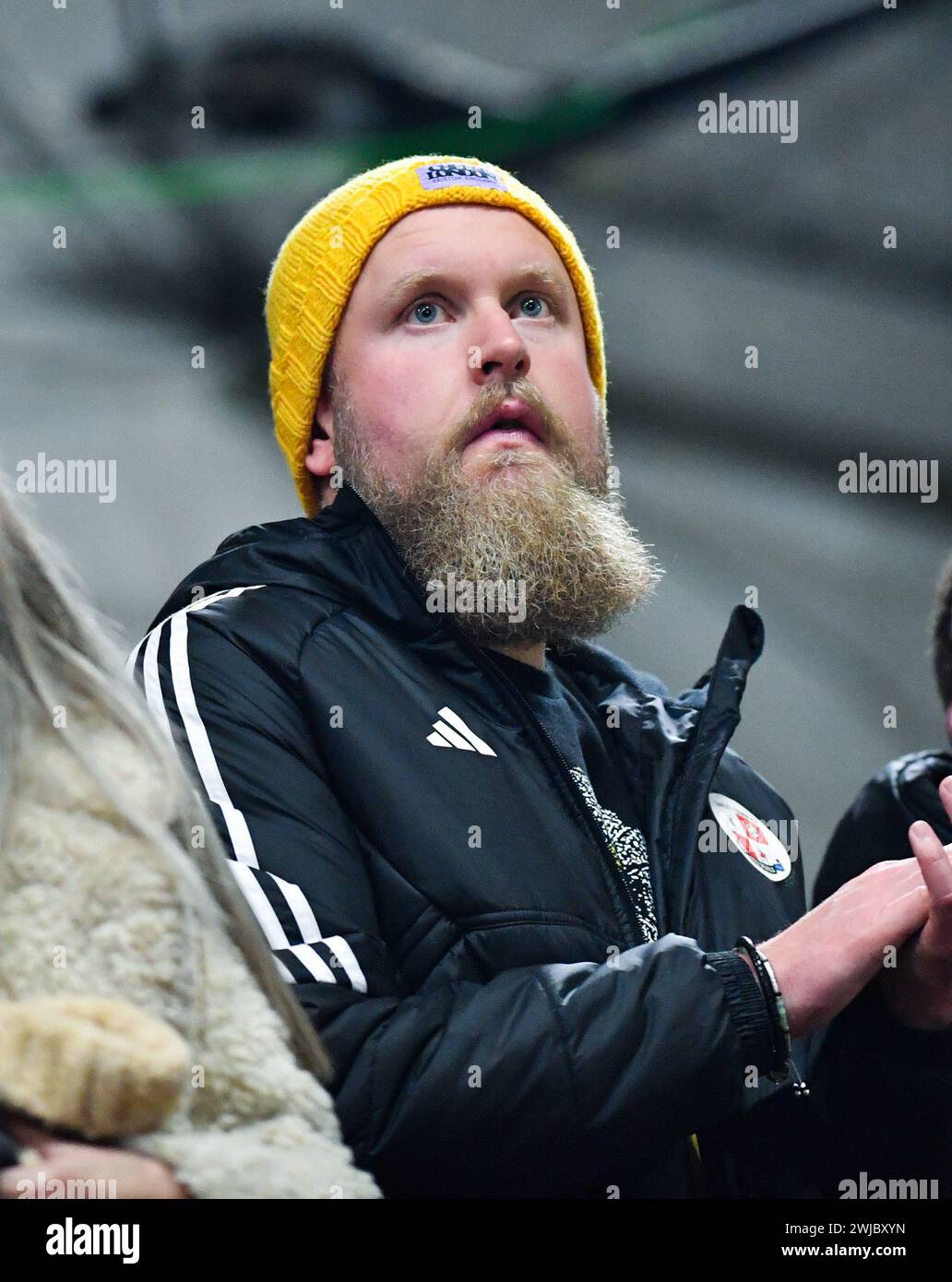 Preston Johnson un des copropriétaires de Crawley Town FC pendant le match Sky Bet EFL League Two entre Crawley Town et Walsall au Broadfield Stadium , Crawley , Royaume-Uni - 13 février 2024 photo Simon Dack / images téléphoto. Usage éditorial exclusif. Pas de merchandising. Pour Football images, les restrictions FA et premier League s'appliquent inc. aucune utilisation d'Internet/mobile sans licence FAPL - pour plus de détails, contactez Football Dataco Banque D'Images