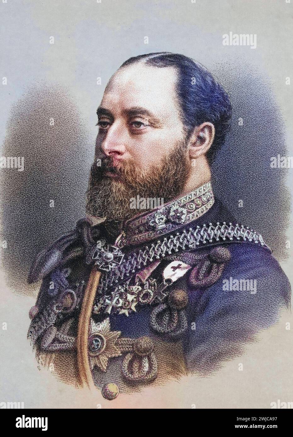 Albert Edward, 1841-1910. Prinz von Wales, zukünftiger König Edward VII. Von Großbritannien und Irland, 1901-1910, Historisch, digital restaurierte Re Banque D'Images