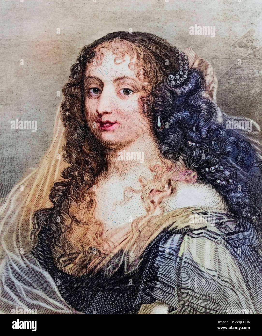 Marie de Rabutin-Chantal, marquise de Sevigne geb. 5. Février 1626 à Paris est. 17. Avril 1696 auf Schloss Grignan, Provence War eine Angehörige des Banque D'Images