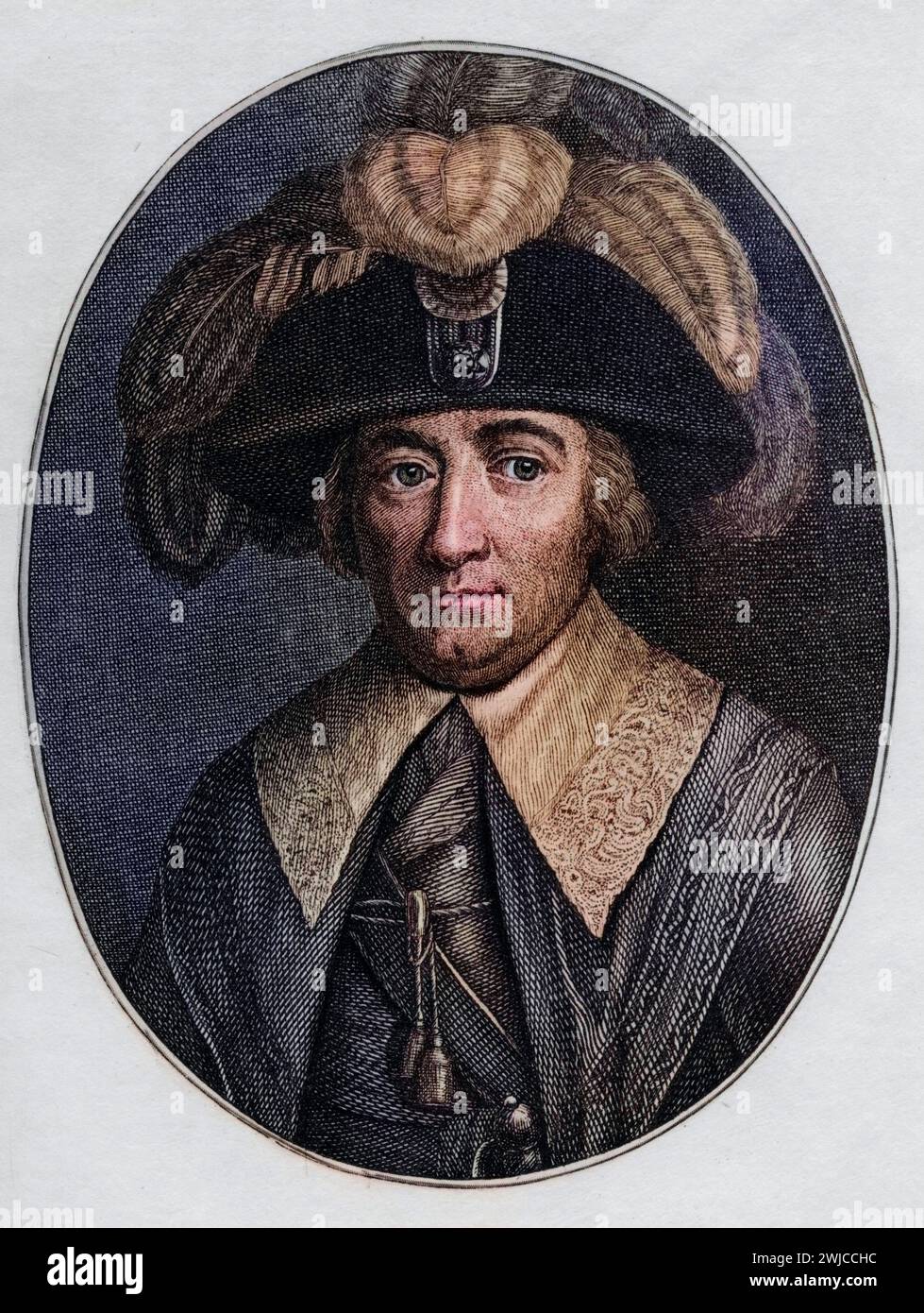 Paul-François-Jean-Nicolas, vicomte de Barras geb. 30. Juni 1755 dans Fox-Amphoux Gest. 29. Januar 1829 in Chaillot War ein , Historisch, digital restau Banque D'Images