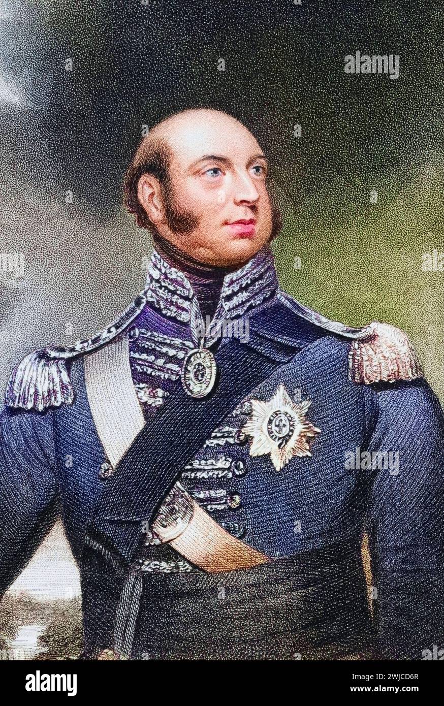 Prince Edward Augustus, Duc de Kent et Strathearn geb. 2. Novembre 1767 à Londres GEST. 23. Januar 1820 in Sidmouth War ein britischer Prinz aus dem Banque D'Images