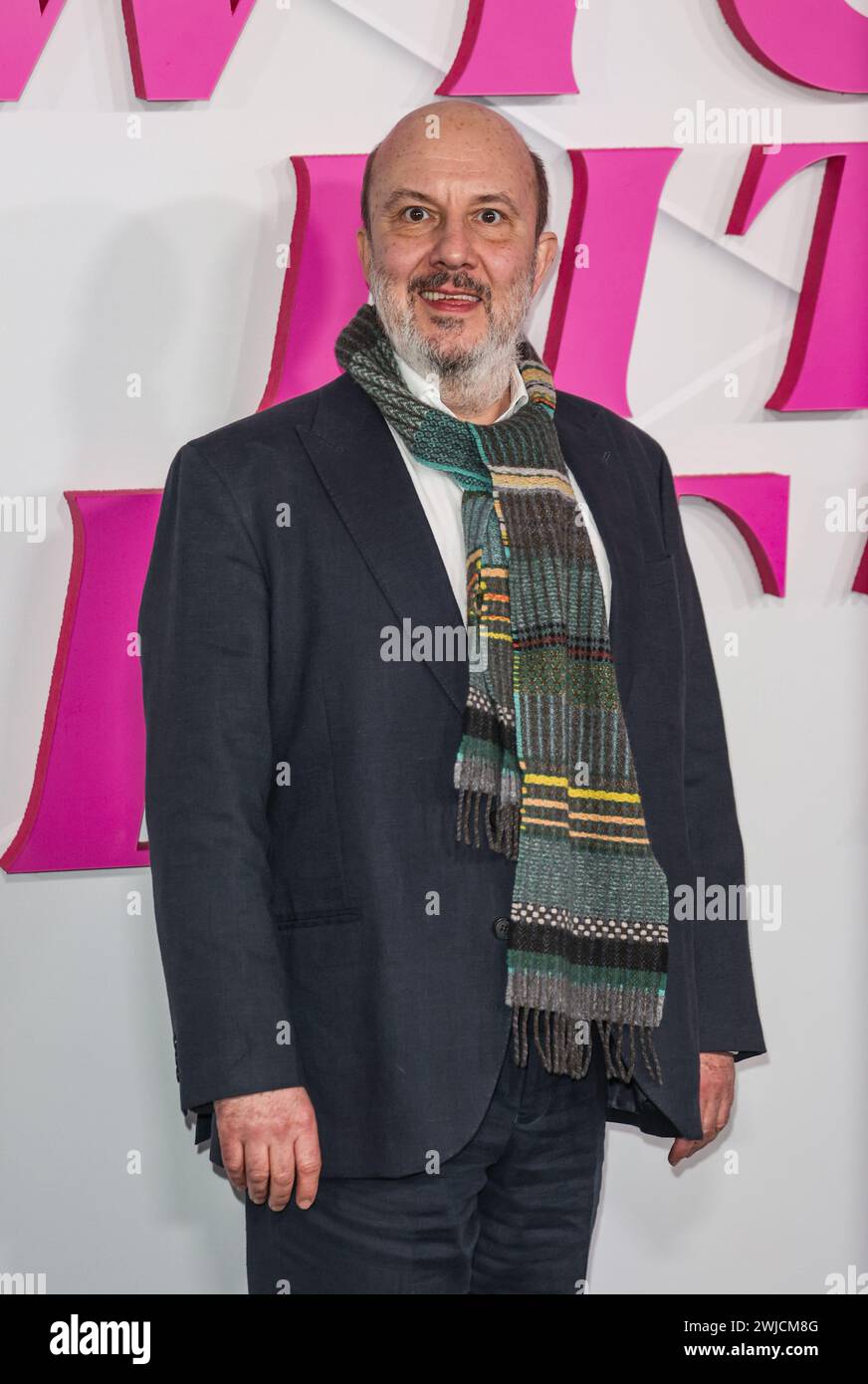 Londres, Royaume-Uni. 13 février 2024. Paul Chahidi assiste à la première européenne de « Wicked Little Letters » à l'Odeon luxe Leicester Square à Londres. (Photo de Brett Cove/SOPA images/SIPA USA) crédit : SIPA USA/Alamy Live News Banque D'Images