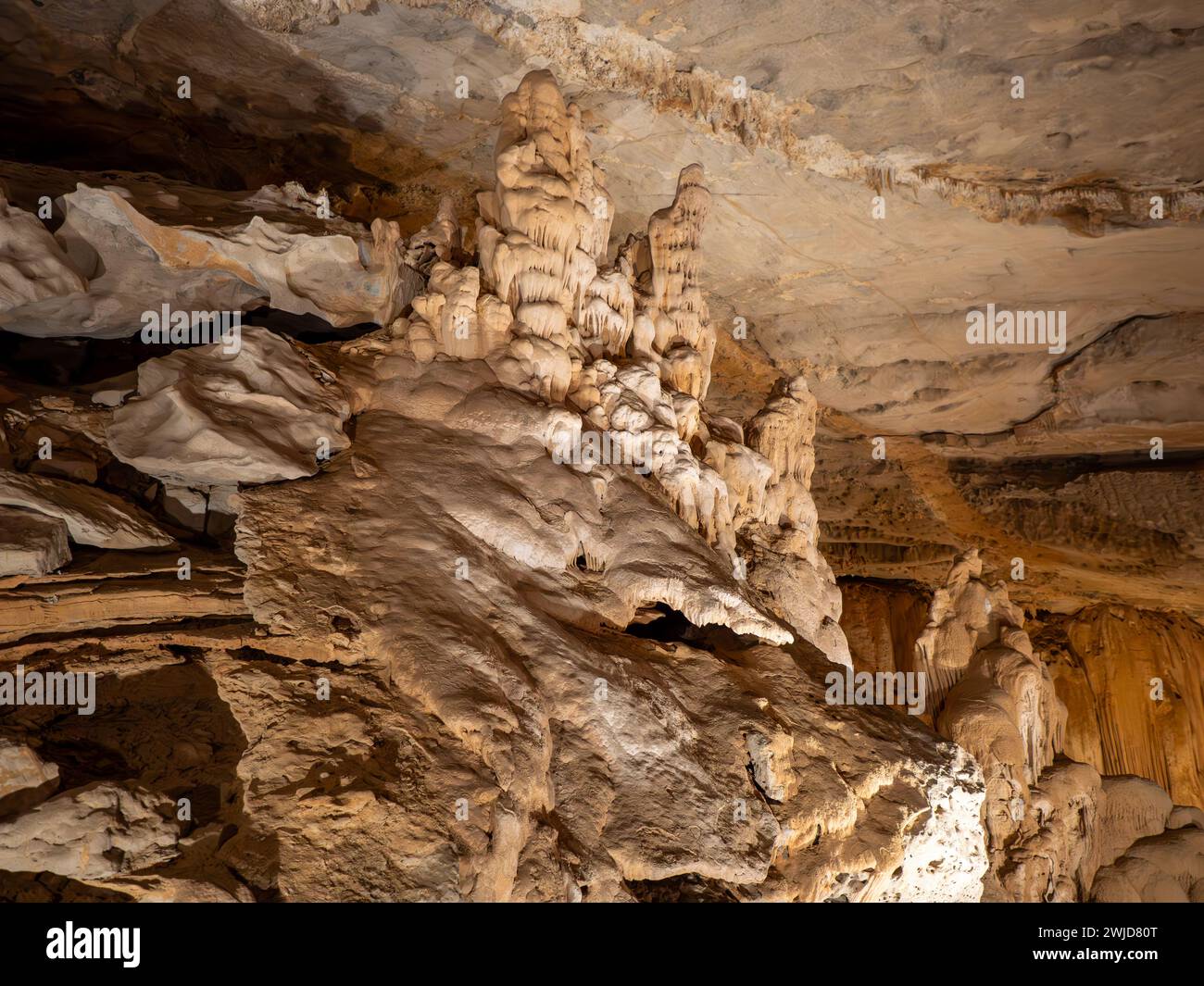 Dans la grotte Al Hoota, à Al-Hamra', gouvernorat ad Dakhiliyah, Oman Banque D'Images