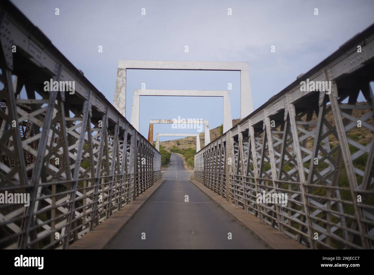 Un vieux pont en Afrique du Sud Banque D'Images