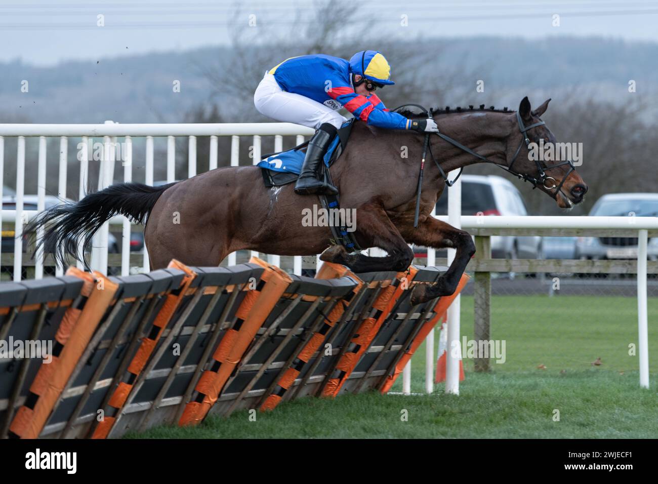 Courses de Wincanton 19 février 2022 - course 5 Banque D'Images