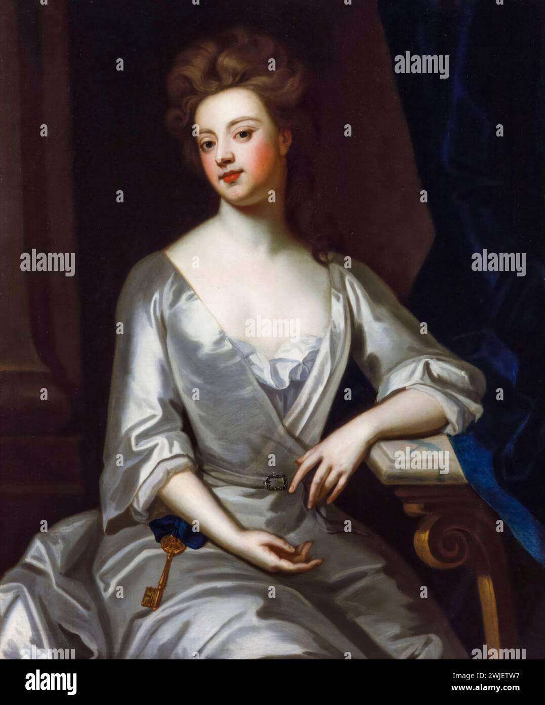 Sarah Churchill (1660-1744), duchesse de Marlborough, portrait peint à l'huile sur toile d'après Sir Godfrey Kneller, vers 1702 Banque D'Images