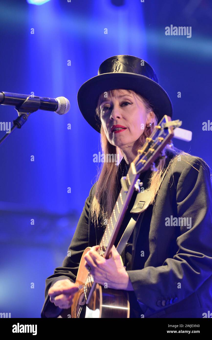 52e Festival Interceltique de Lorient (Bretagne nord-ouest de la France) le 5 août 2023 : Suzanne Vega en concert Banque D'Images