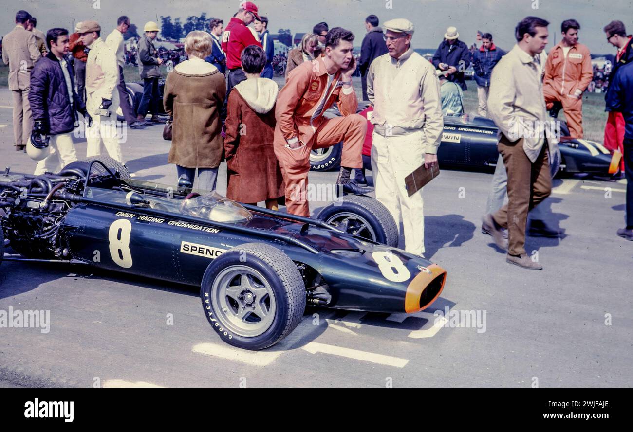 Owen Racing Organisation BRM P83 de Mike Spence au Watkins Glen Grand Prix 1967, DNF Banque D'Images