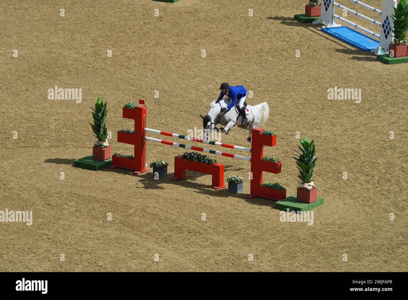 Le festival équestre international H The Amir Sword débute au Longines Al Shaqab Outdoor à Doha Qatar Banque D'Images