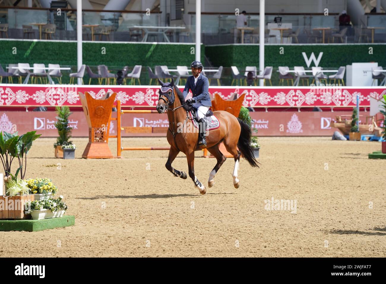 Le festival équestre international H The Amir Sword débute au Longines Al Shaqab Outdoor à Doha Qatar Banque D'Images