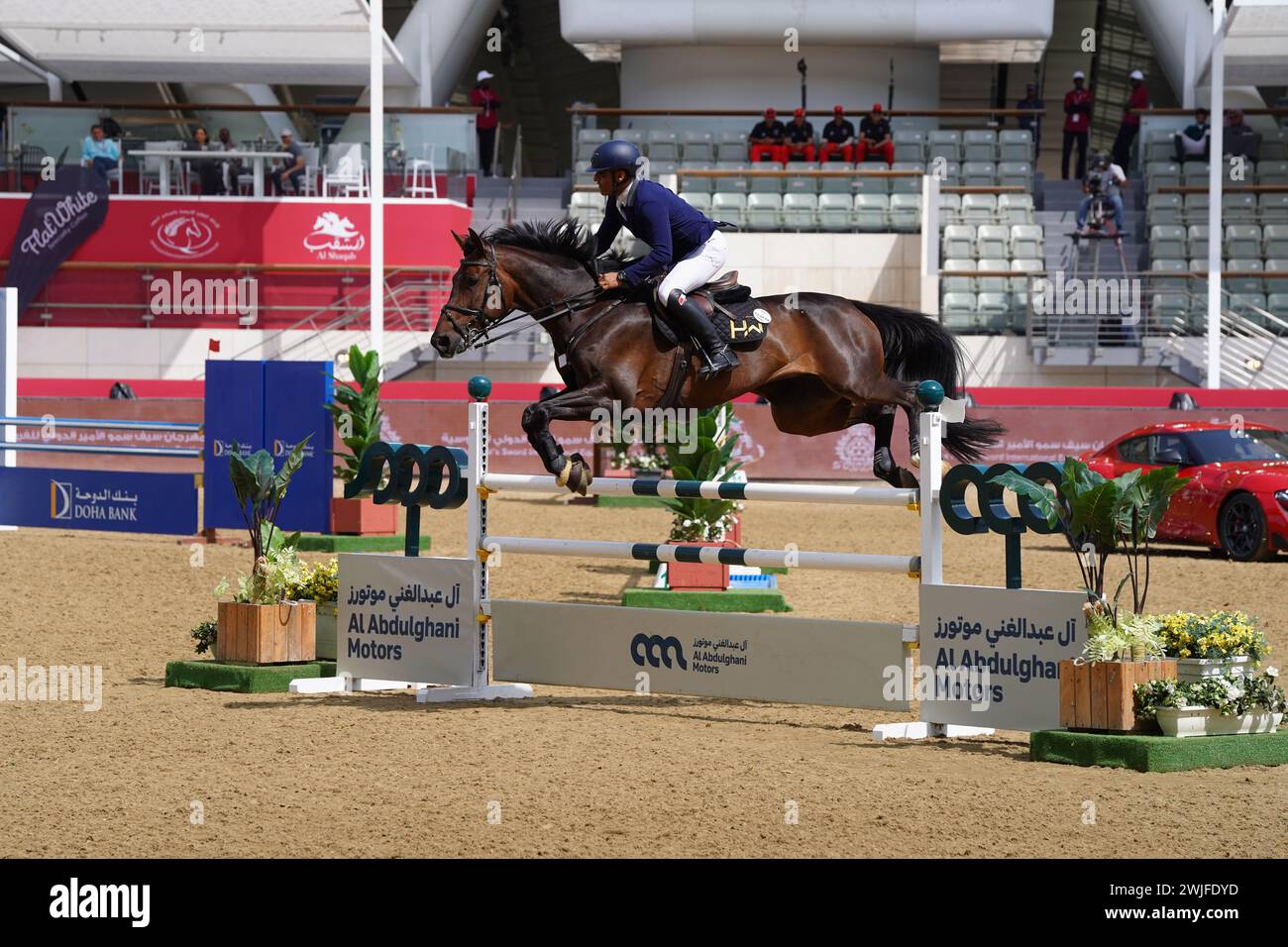 Le festival équestre international H The Amir Sword débute au Longines Al Shaqab Outdoor à Doha Qatar Banque D'Images