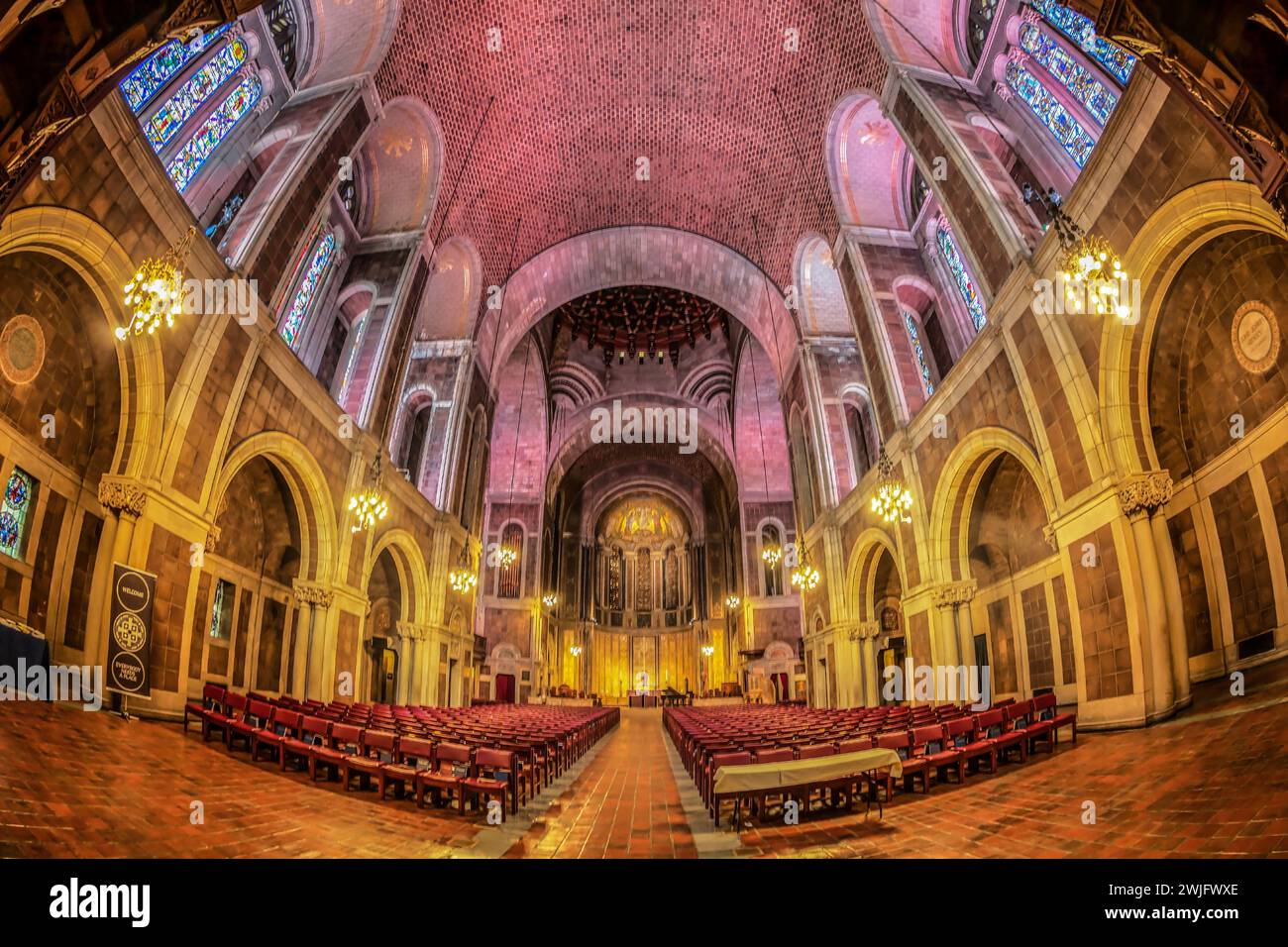 NEW YORK, États-Unis-MARS 7,2020:intérieur de l'église Saint-Bartholomew.Paroisse épiscopale fondée en janvier 1835, situé sur Park Avenue Midtown Manhattan.Eccles Banque D'Images