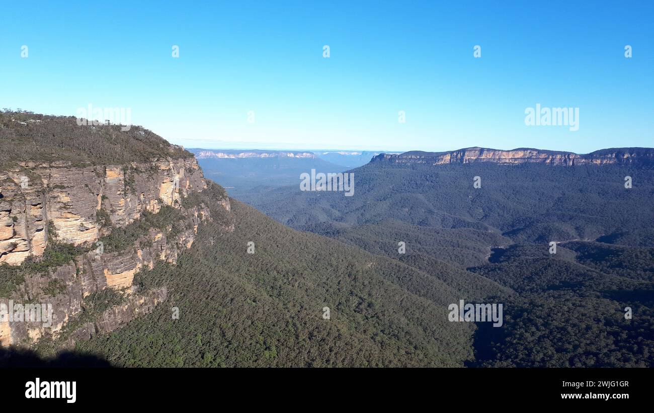 Les Montagnes Bleues Banque D'Images