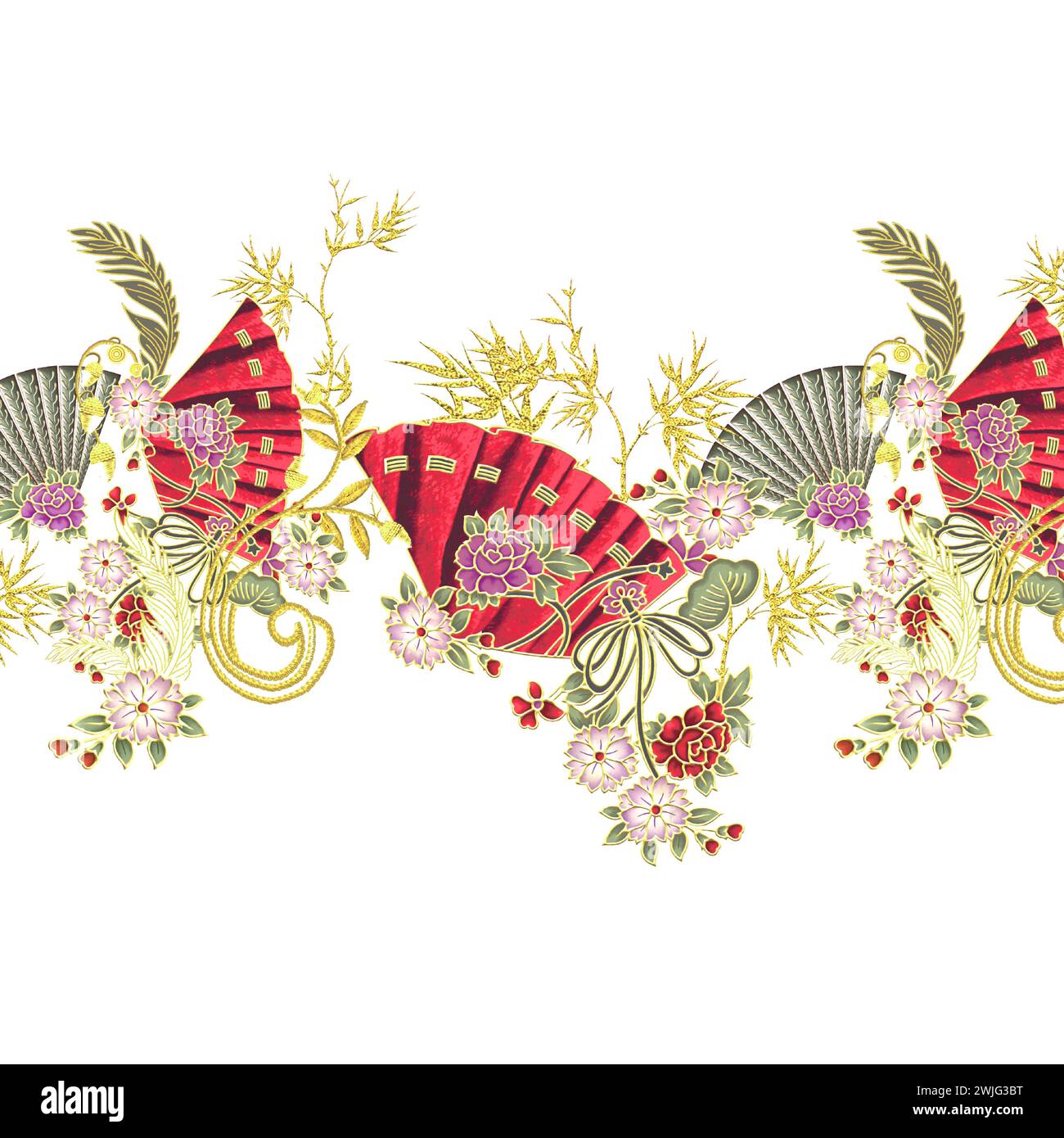 textile numérique beau motif design en belle couleur et beau motif design en multi couleur Illustration de Vecteur