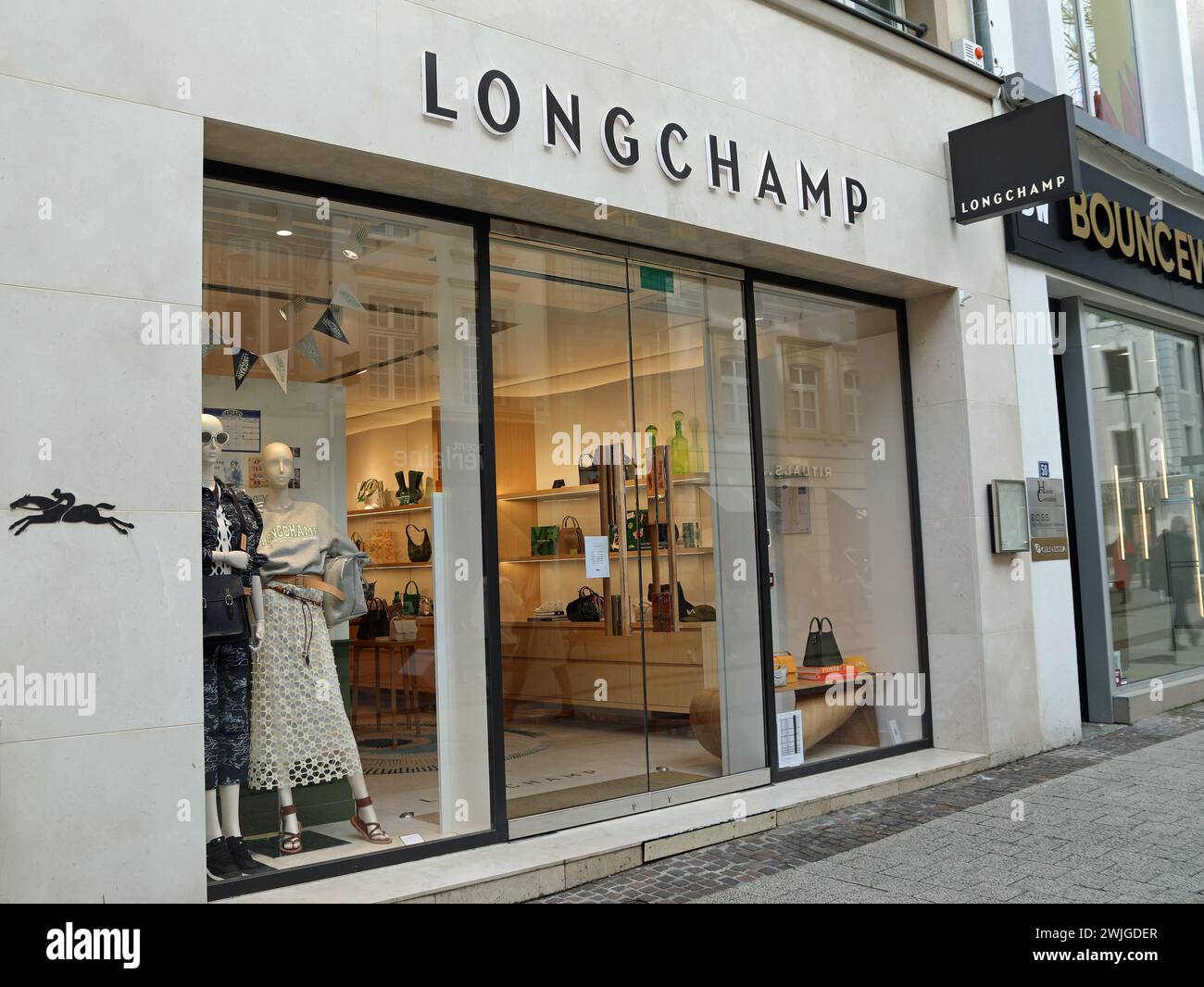 Magasin Longchamp à Luxembourg ville Banque D'Images