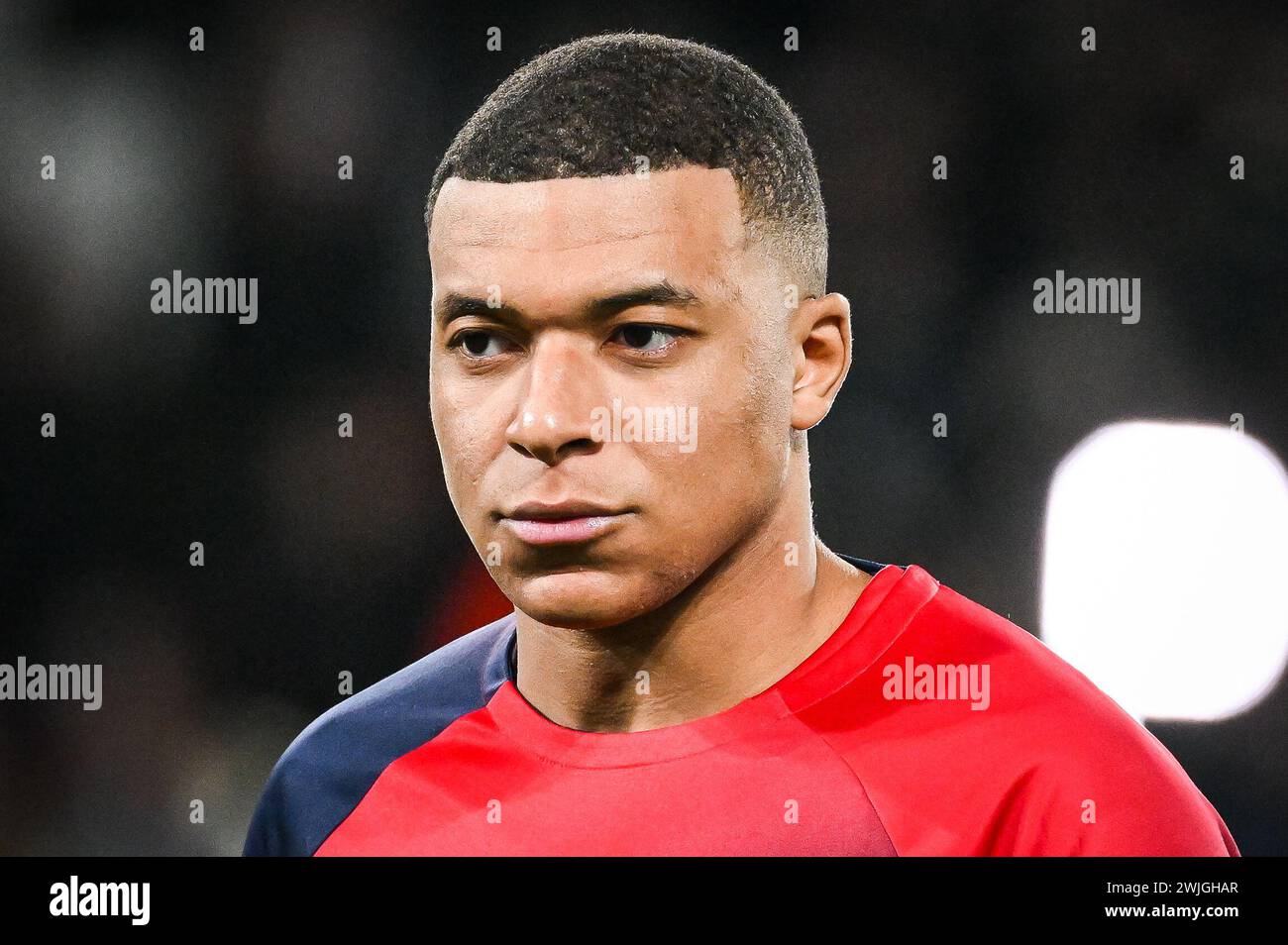 Paris, France, France. 14 février 2024. Kylian MBAPPE du PSG lors du match de l'UEFA Champions League entre le Paris Saint-Germain et la Real Sociedad au stade du Parc des Princes le 14 février 2024 à Paris. (Crédit image : © Matthieu Mirville/ZUMA Press Wire) USAGE ÉDITORIAL SEULEMENT! Non destiné à UN USAGE commercial ! Banque D'Images
