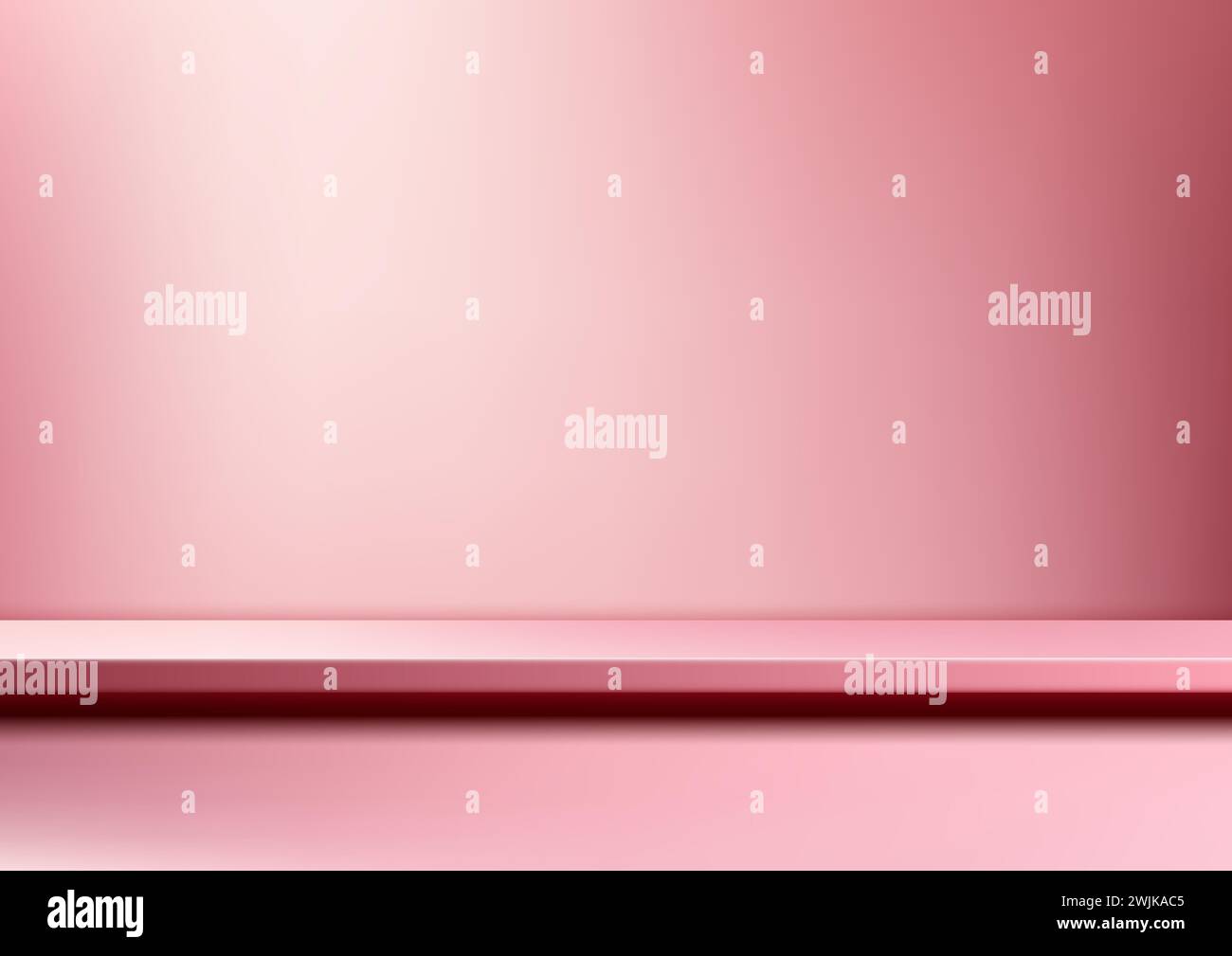 Présentez vos produits 3D Pink podium. Parfait pour les minimalistes, ce design géométrique abstrait. Illustration vectorielle Illustration de Vecteur