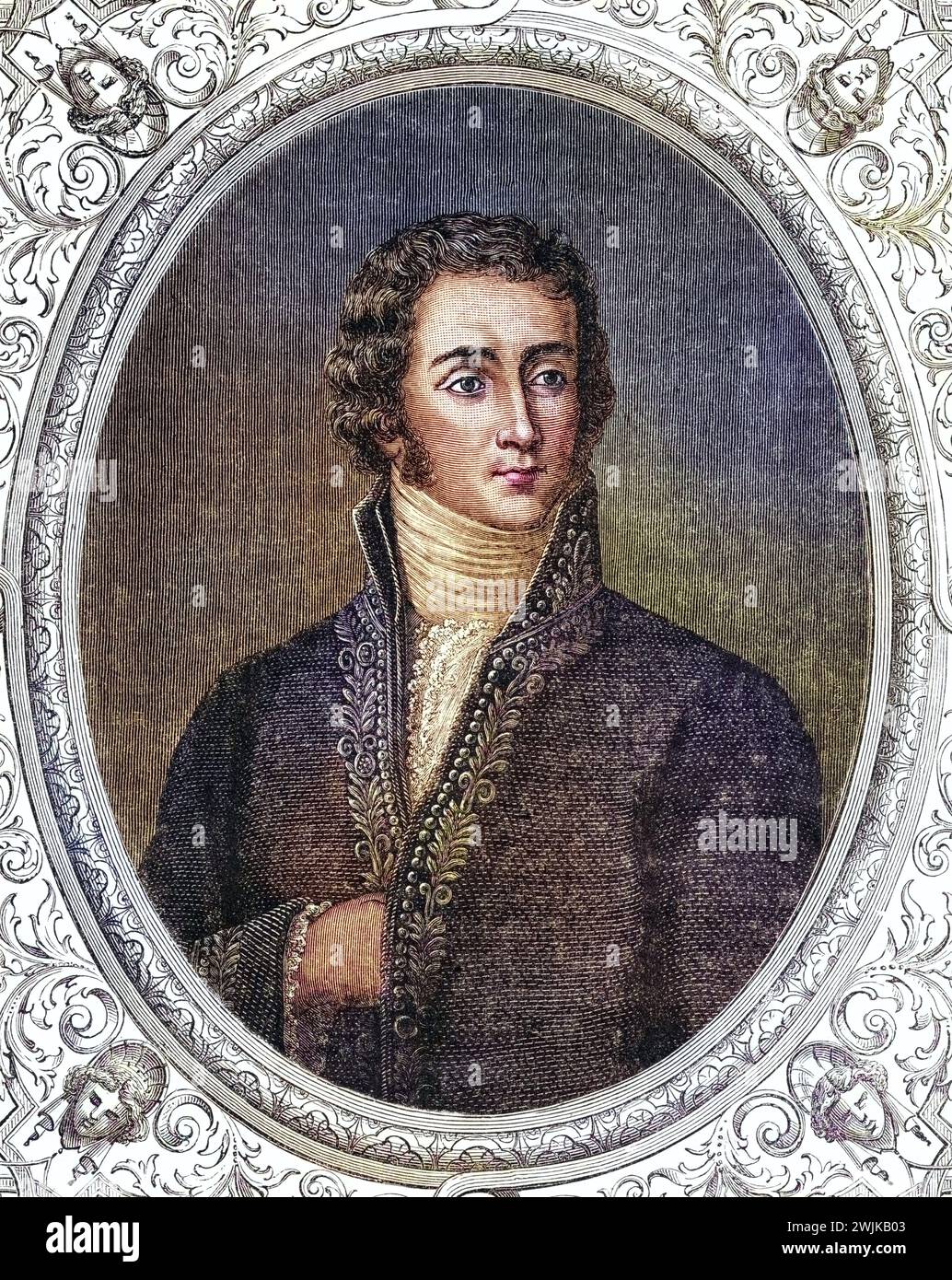 Joseph Fouche (geb. 21. Mai 1759 dans le Pellerin ; Gest. 26. Dezember 1820 in Triest) War ein Französischer Politiker während der Zeit der Revolution und Polizeiminister im Kaiserreich und in der restauration, Historisch, digital restaurierte Reproduktion von einer Vorlage aus dem 19. Jahrhundert, date du dossier non précisée Banque D'Images