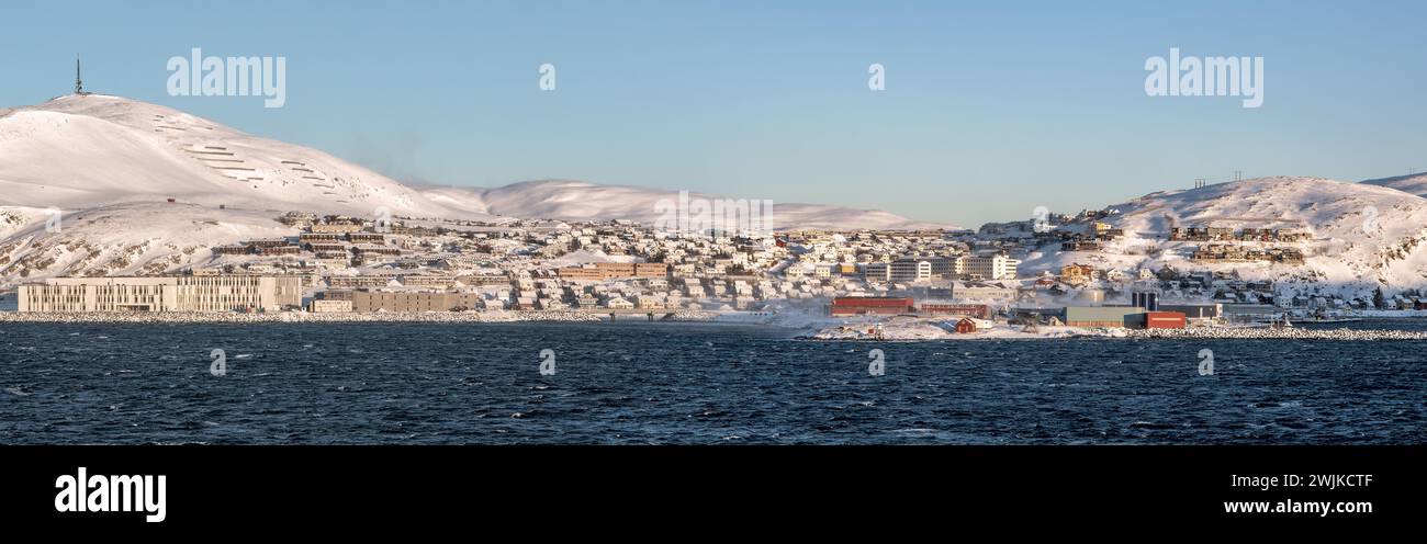Panorama de Hammerfest, Norvège Banque D'Images