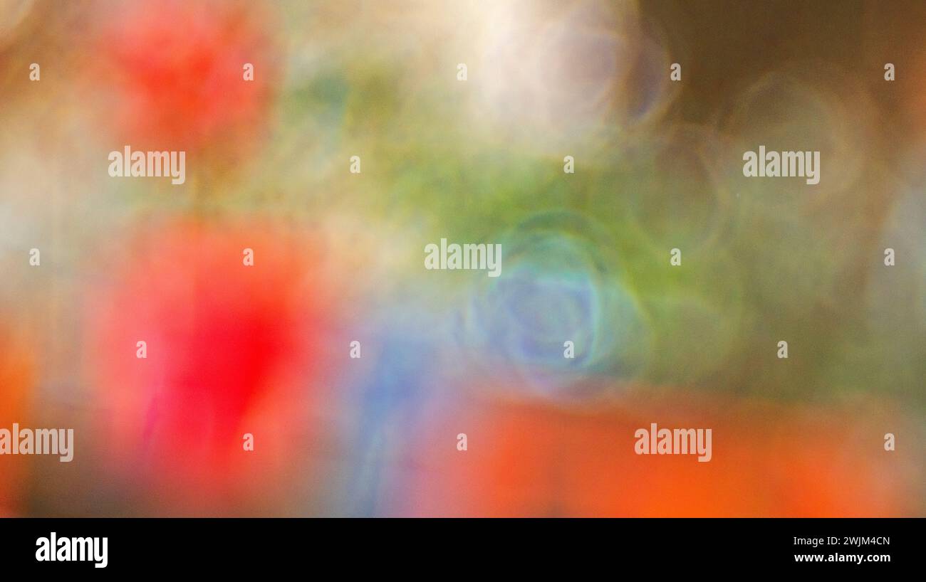 Conception de fond de bulle de réflexions abstraites Banque D'Images