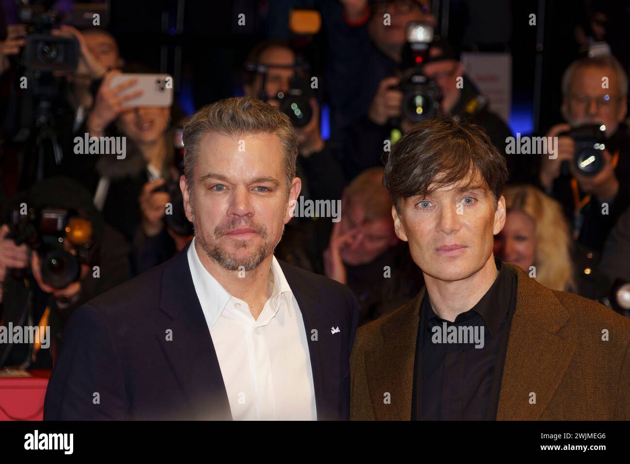 Berlin, Allemagne. 15 février 2024. Tapis rouge avant le gala d'ouverture à la Berlinale. (Photo de Beata Siewicz/Pacific Press) crédit : Pacific Press Media production Corp./Alamy Live News Banque D'Images