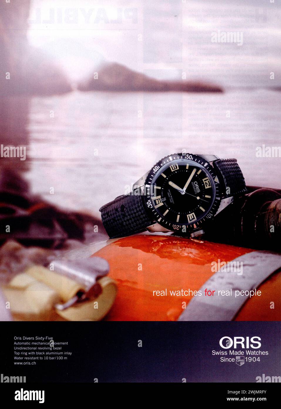 Vintage 'Playboy' décembre 2015 Magazine annonce, États-Unis Banque D'Images