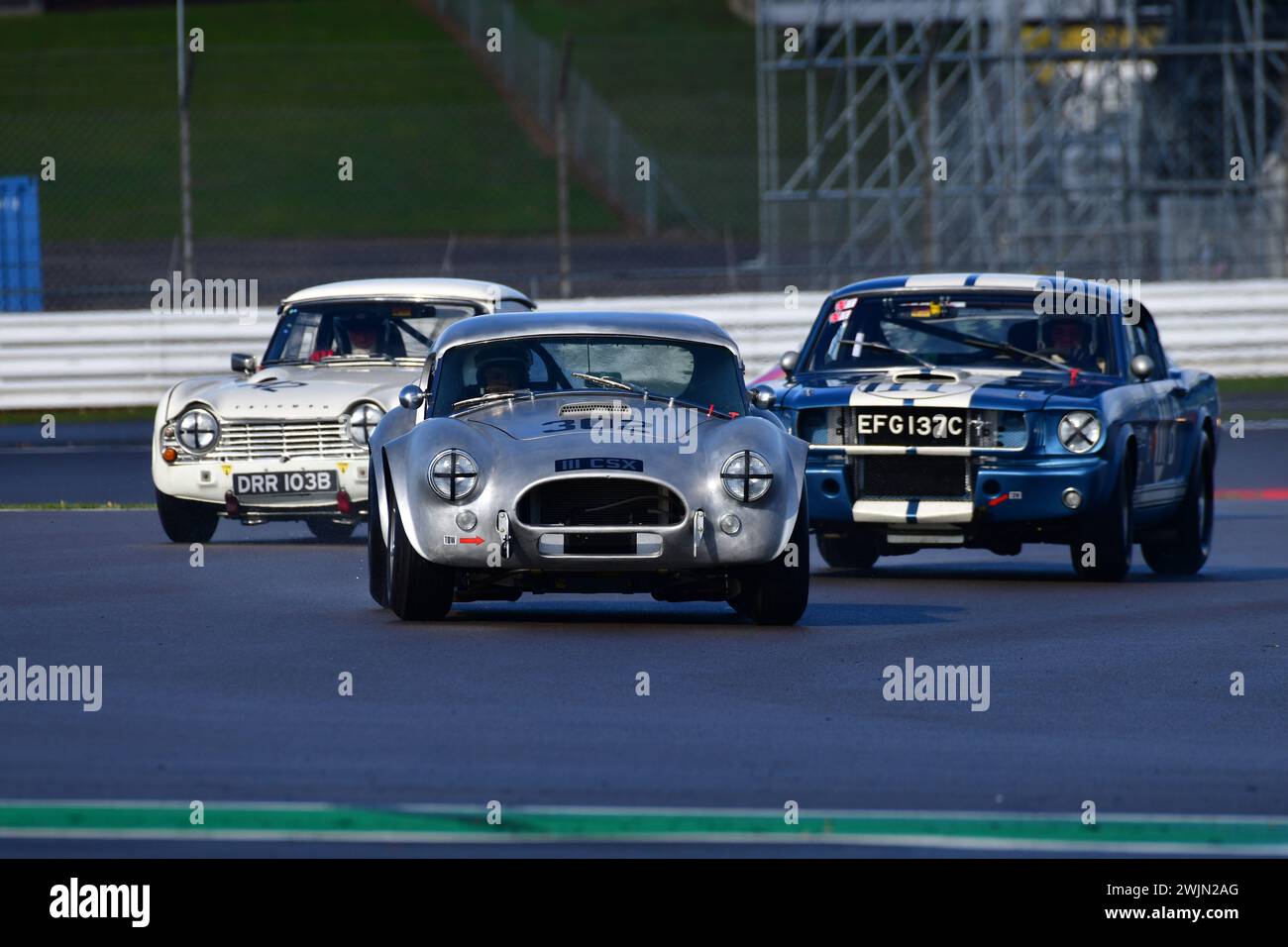 Matthew Moore, AC Cobra, un événement mettant en vedette deux grilles distinctes, DRHC Dunlop Allstars pour les voitures de sport, GT et Touring pré-1966. Les résultats Allstars di Banque D'Images