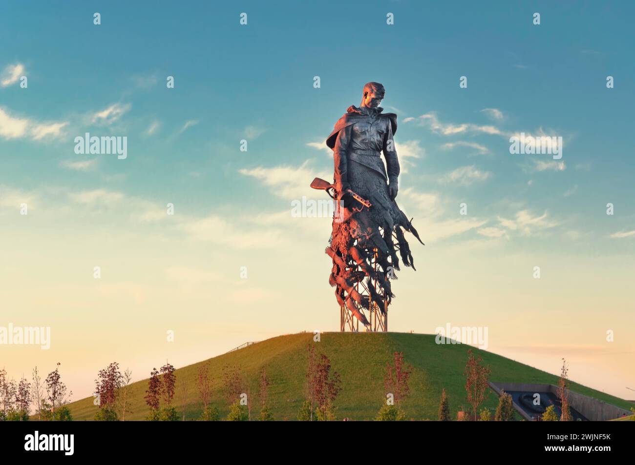 Russie. 16 juin 2021. Région de Tver. Rzhev - Monument aux guerres tombées pendant la seconde Guerre mondiale Banque D'Images