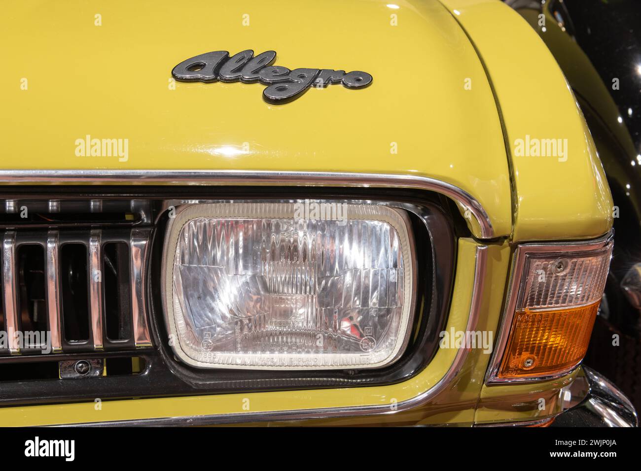 Sparkford.Somerset.Royaume-Uni.7 janvier 2024.une Austin Allegro SDL de 1973 est exposée au Haynes Motor Museum de Somerset Banque D'Images