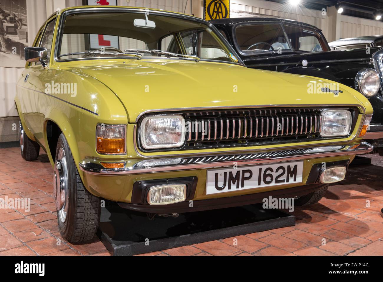 Sparkford.Somerset.Royaume-Uni.7 janvier 2024.une Austin Allegro SDL de 1973 est exposée au Haynes Motor Museum de Somerset Banque D'Images