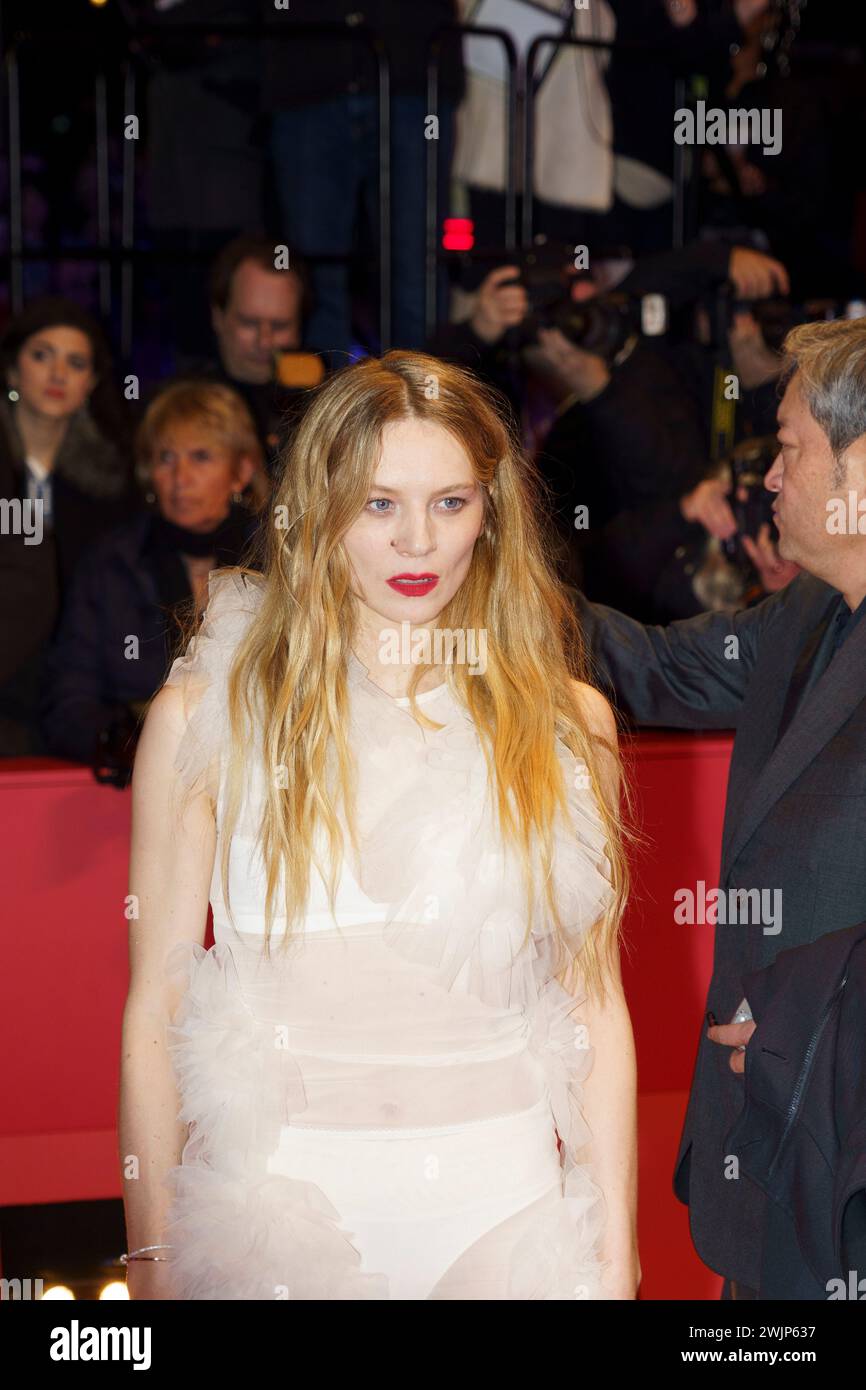 Berlin, Berlin, Allemagne. 15 février 2024. Tapis rouge avant le gala d'ouverture, Berlinale 15 février 2024 (crédit image : © Beata Siewicz/Pacific Press via ZUMA Press Wire) USAGE ÉDITORIAL SEULEMENT! Non destiné à UN USAGE commercial ! Banque D'Images