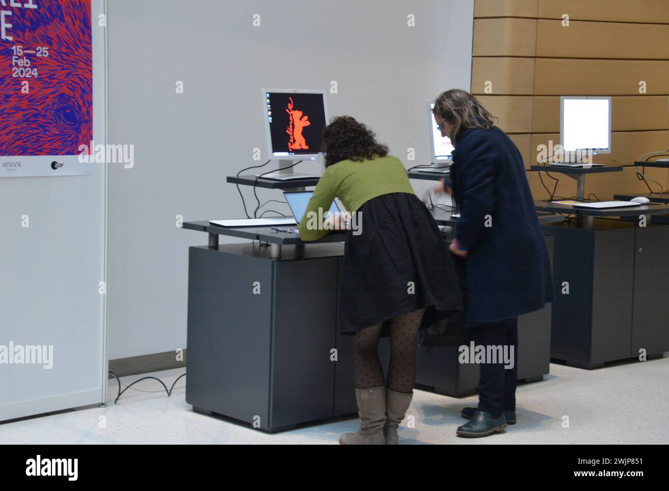 Berlin, Allemagne - 16 février 2024 - Berlinale 2024 - Festival international du film. (Photo de Markku Rainer Peltonen) Banque D'Images