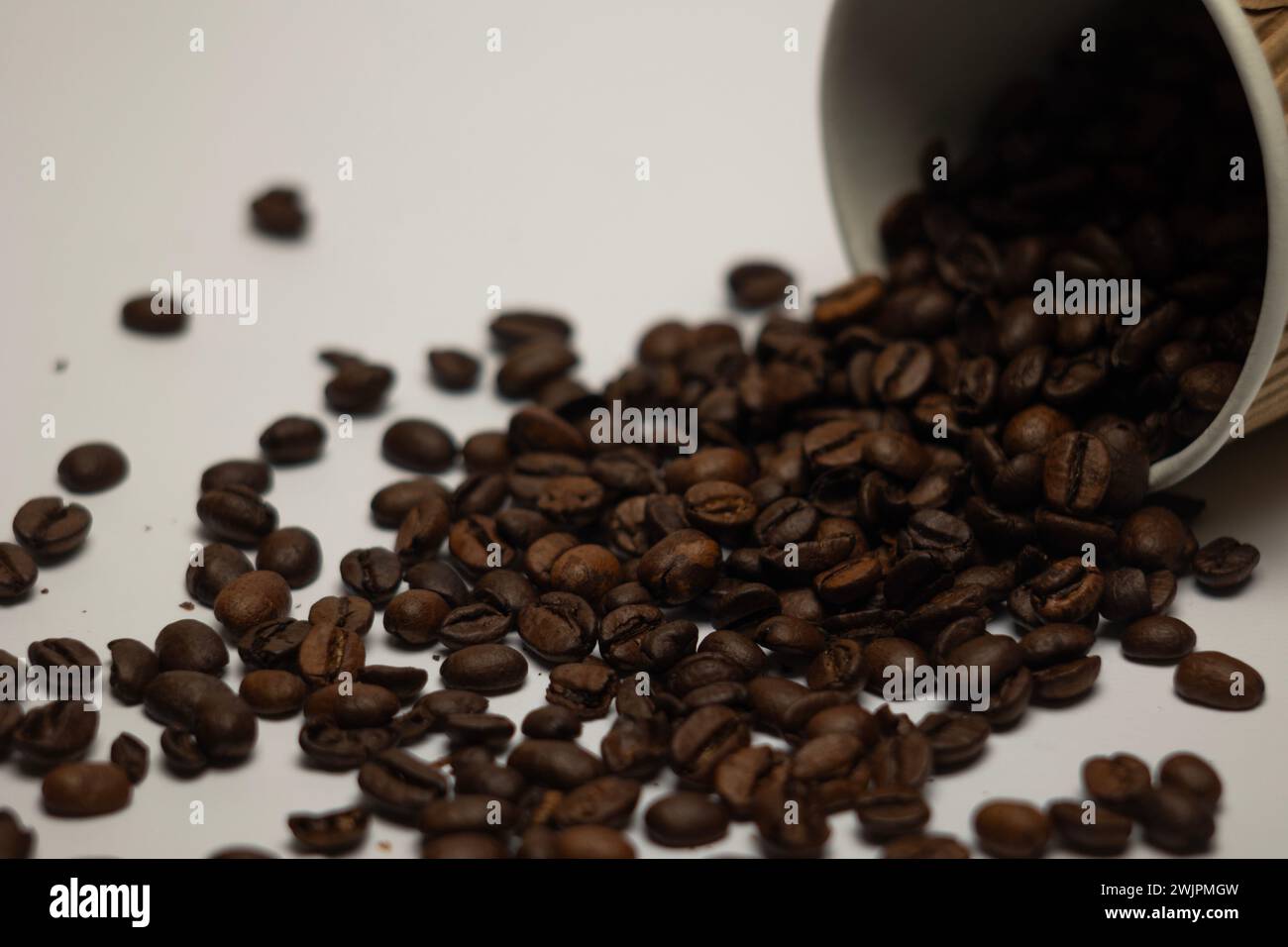 Haricots renversé Banque D'Images