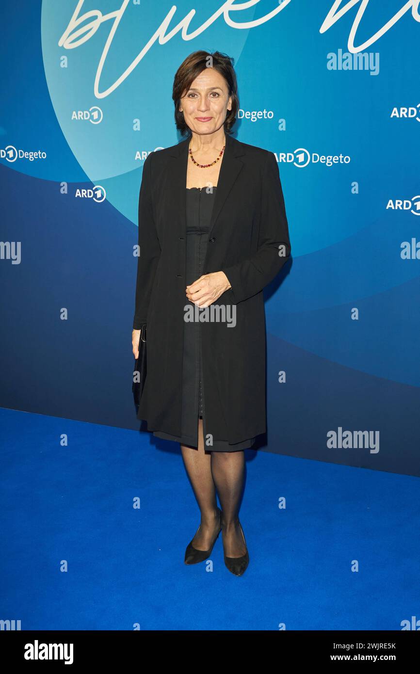 Sandra Maischberger - ARD Blue Hour Party im Rahmen der 74. Berlinale im Hotel Telegraphenamt à Berlin AM 17.02.2024. ARD Blue Hour 2024 *** Sandra Maischberger ARD Blue Hour Party dans le cadre de la Berlinale 74 à l'Hôtel Telegraphenamt à Berlin le 17 02 2024 ARD Blue Hour 2024 Banque D'Images