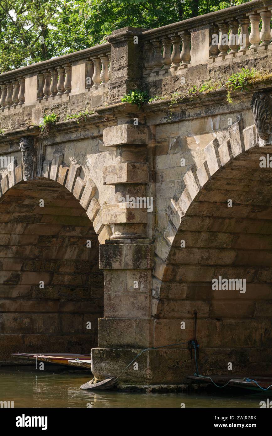 Pont de la Madeleine sur la rivière Cherwell, Oxford, Angleterre Banque D'Images